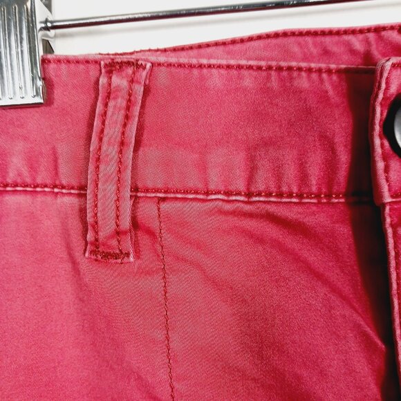 Cabi, Hutton, Nantucket Red Ankle Jogger Pants, Size 8, Classic, 98% Cotton - Picture 11 of 16